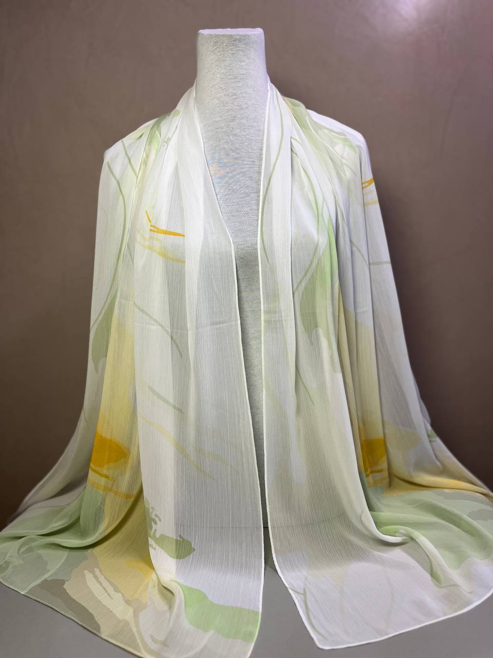 Crepon Hijab Mit Muster
