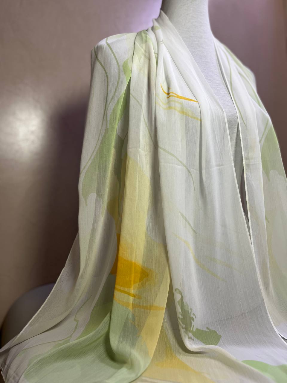 Crepon Hijab Mit Muster