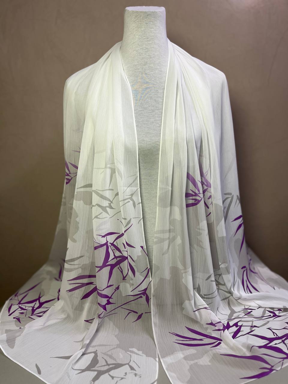 Crepon Hijab Mit Muster
