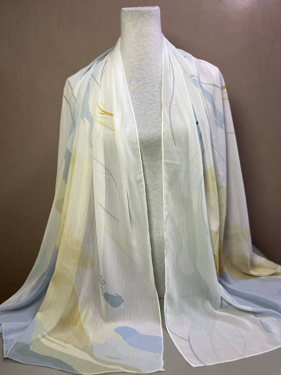 Crepon Hijab Mit Muster