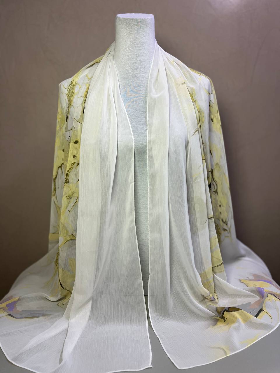 Crepon Hijab Mit Muster