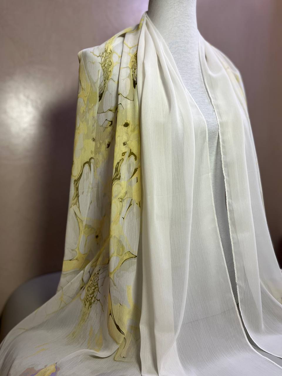Crepon Hijab Mit Muster