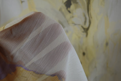 Crepon Hijab Mit Muster