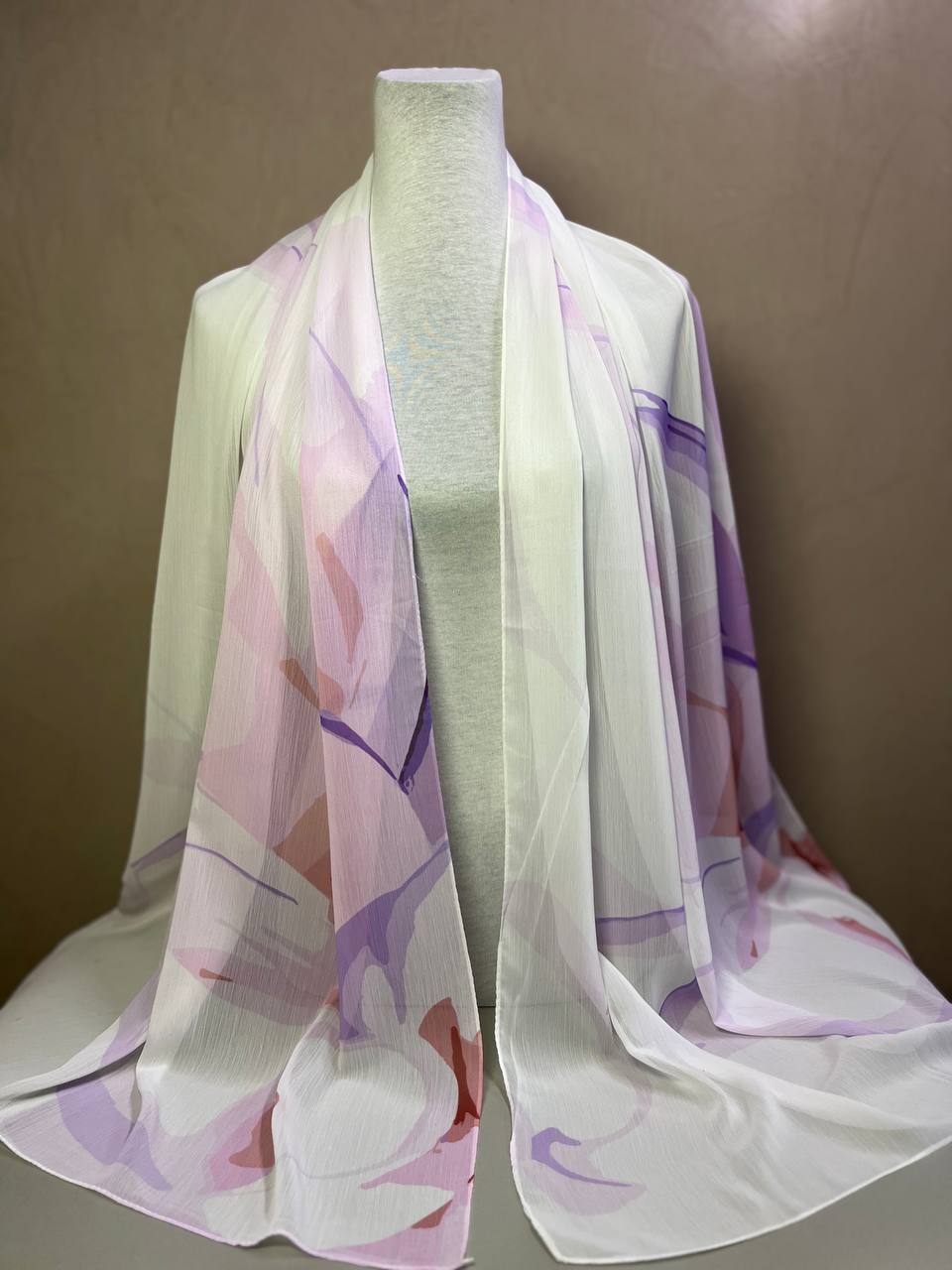Crepon Hijab Mit Muster