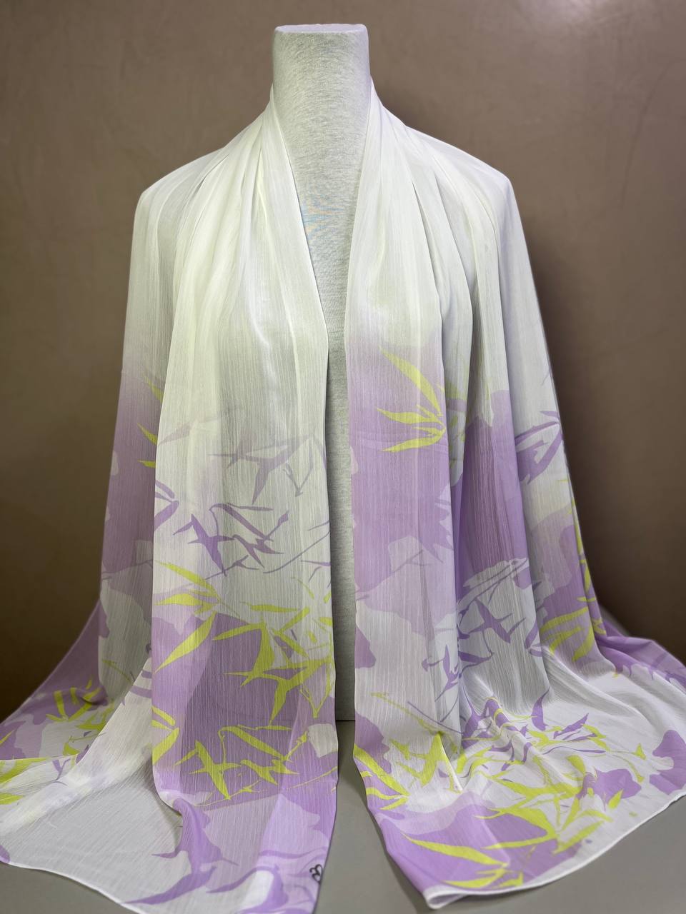 Crepon Hijab Mit Muster