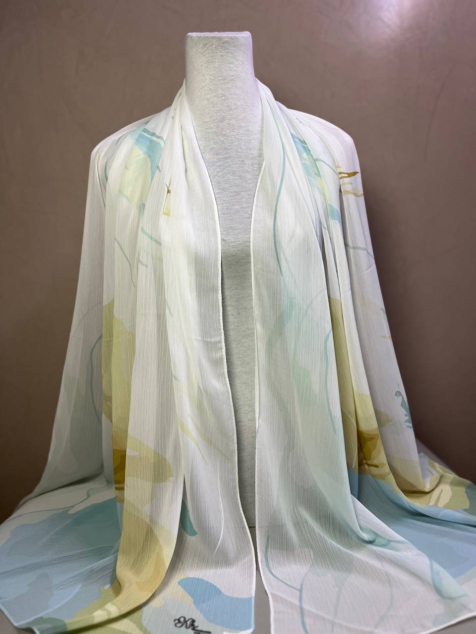 Crepon Hijab Mit Muster