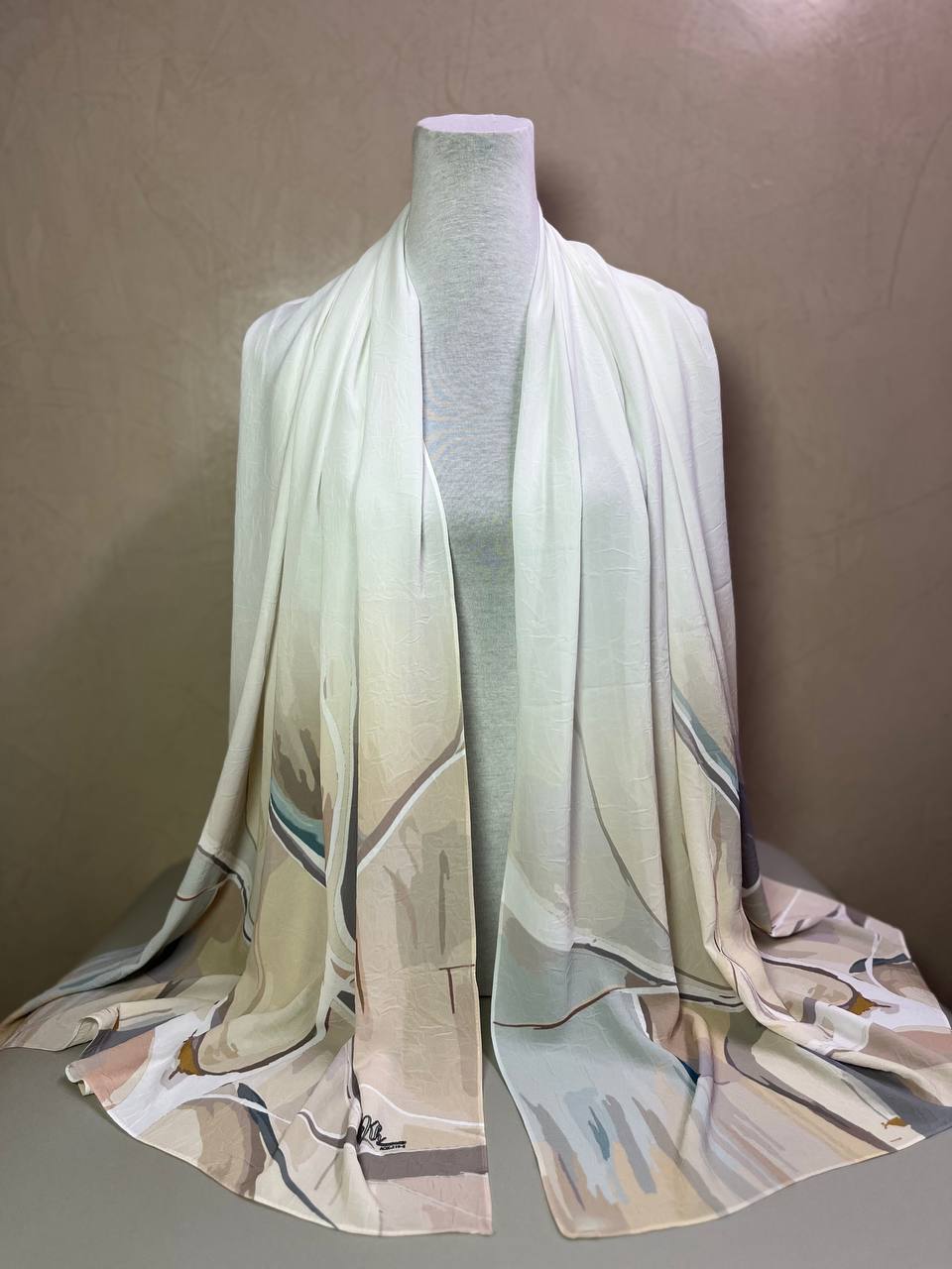 Chiffon Crash Mit Muster