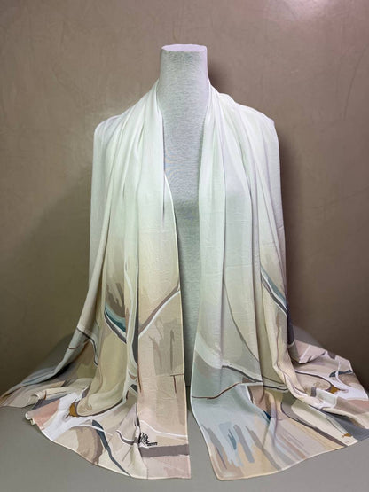 Chiffon Crash Mit Muster