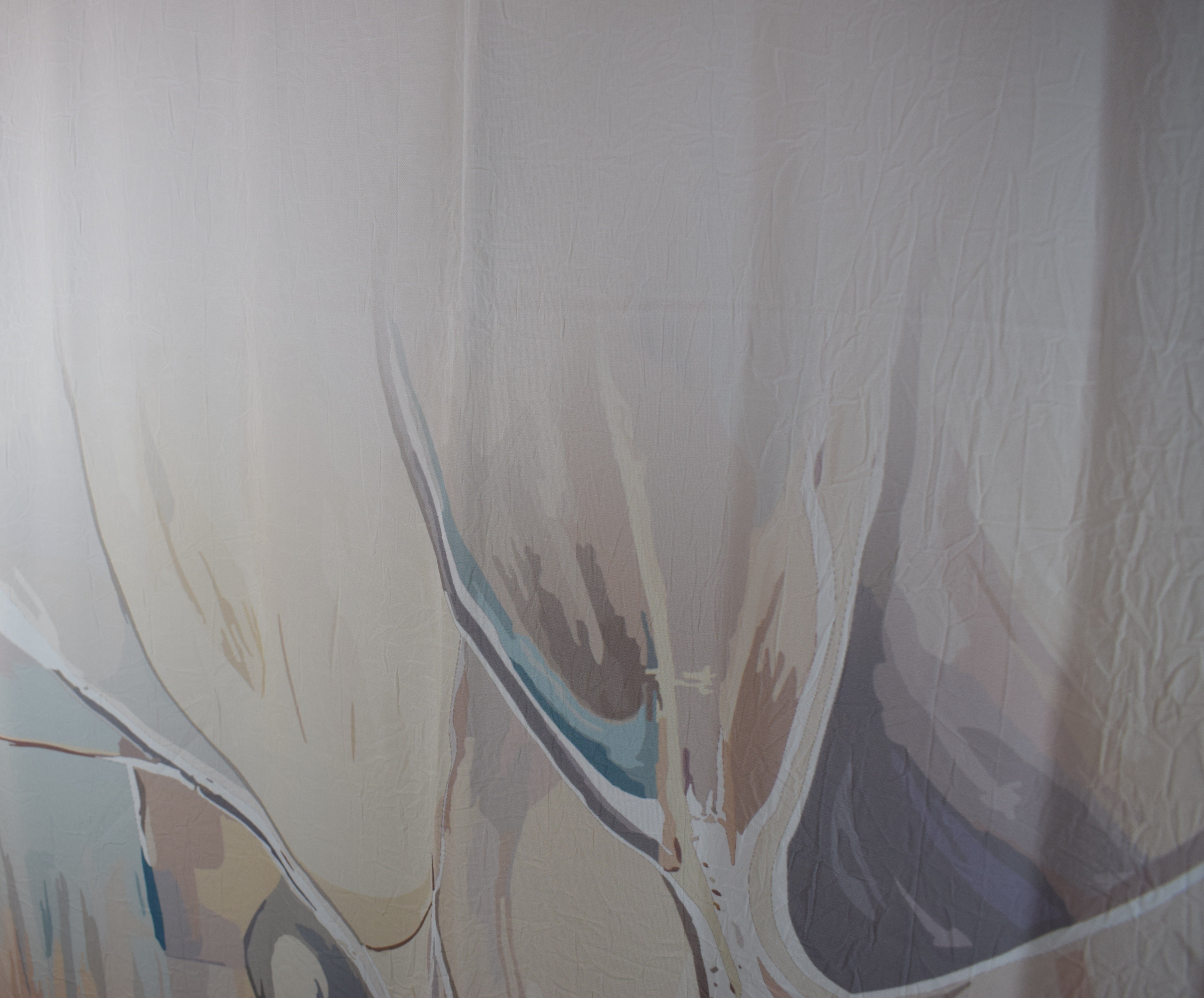 Chiffon Crash Mit Muster