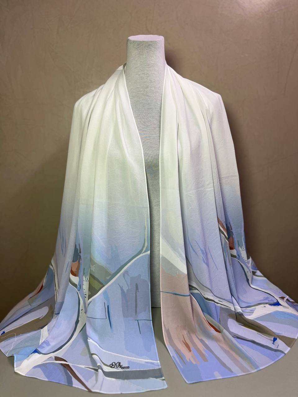 Chiffon Crash Mit Muster