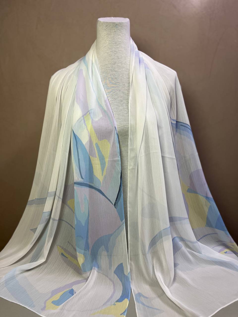 Crepon Hijab Mit Muster