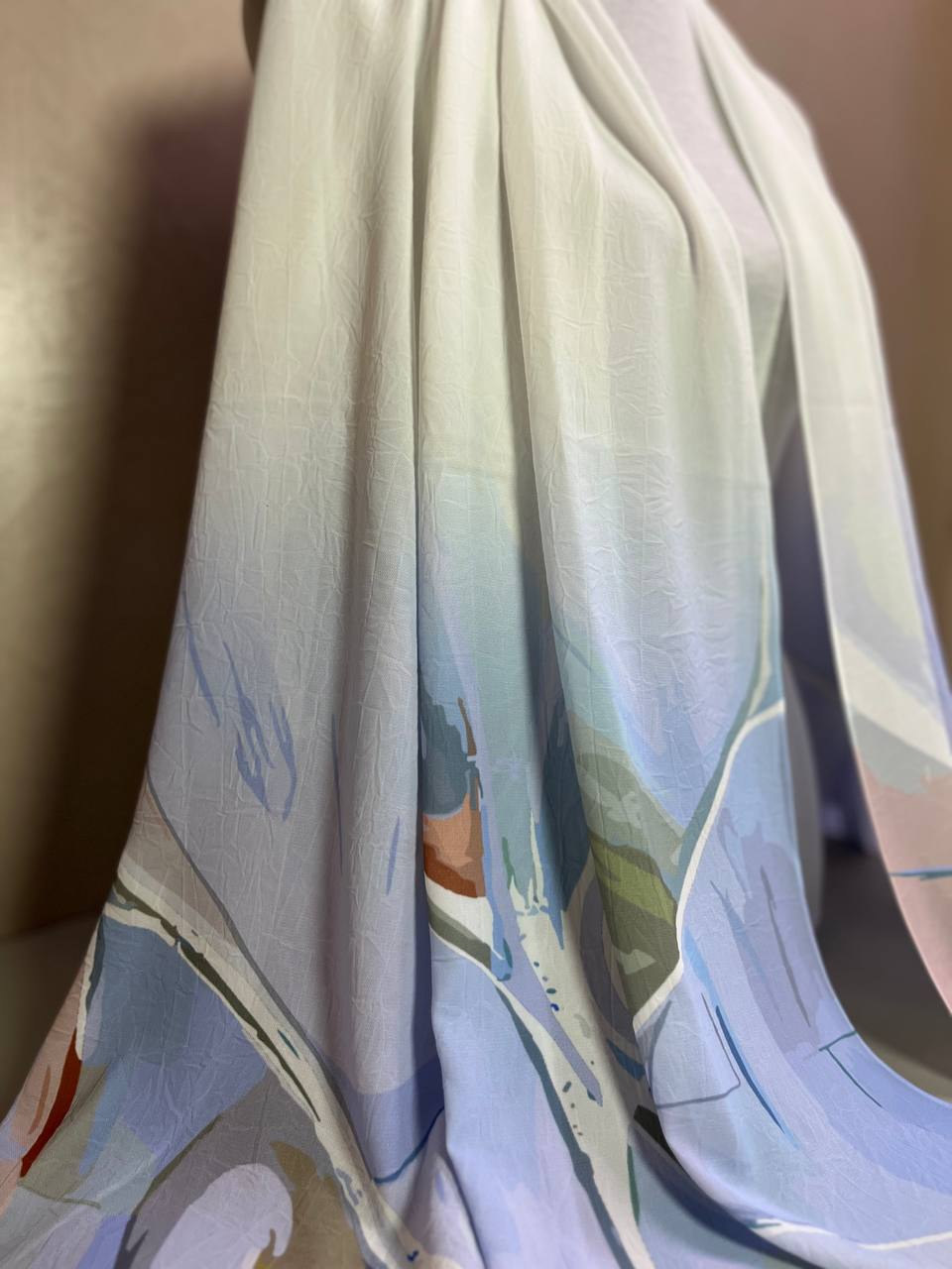 Chiffon Crash Mit Muster