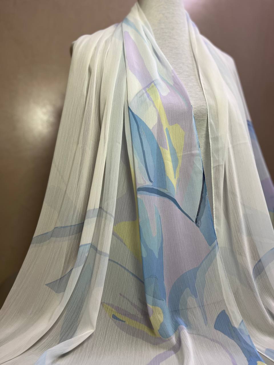 Crepon Hijab Mit Muster