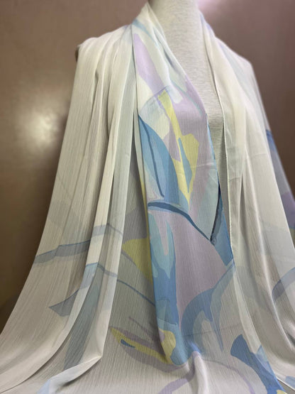 Crepon Hijab Mit Muster
