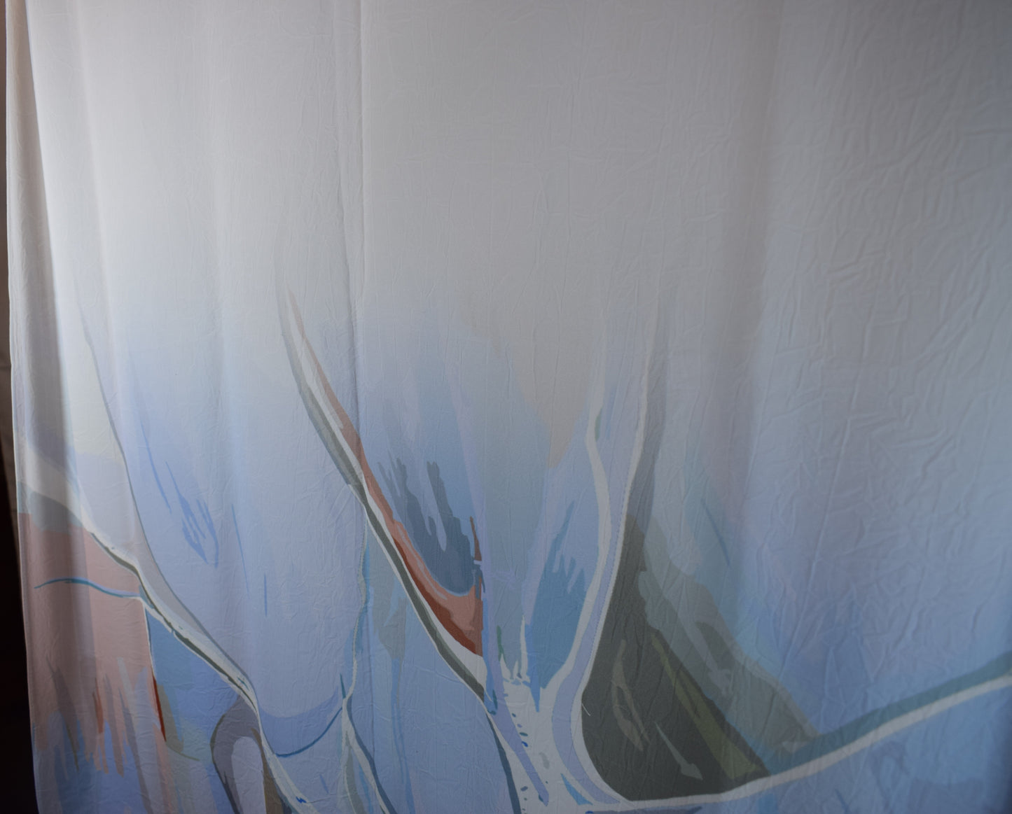 Chiffon Crash Mit Muster