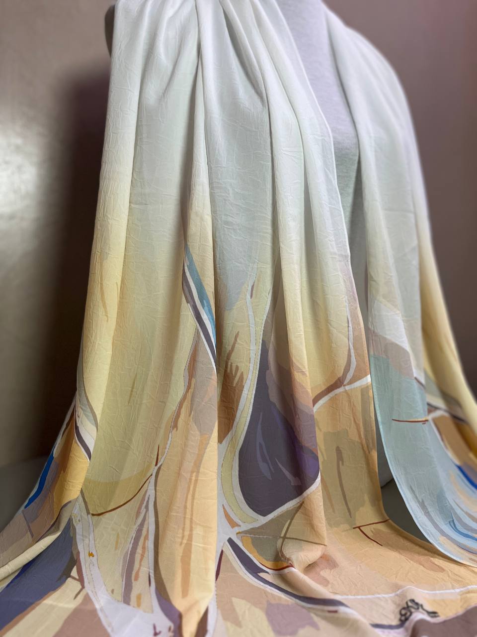 Chiffon Crash Mit Muster