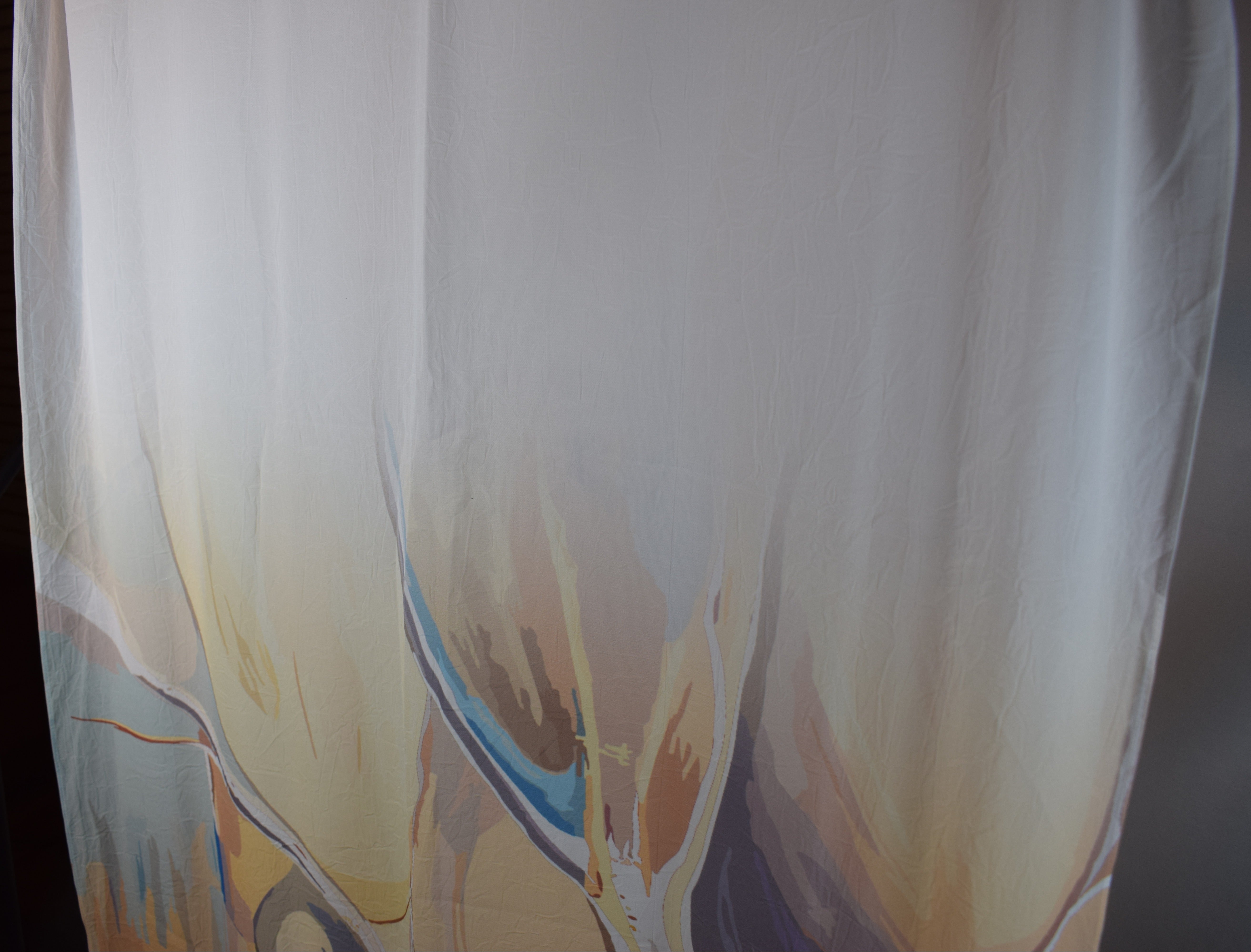 Chiffon Crash Mit Muster