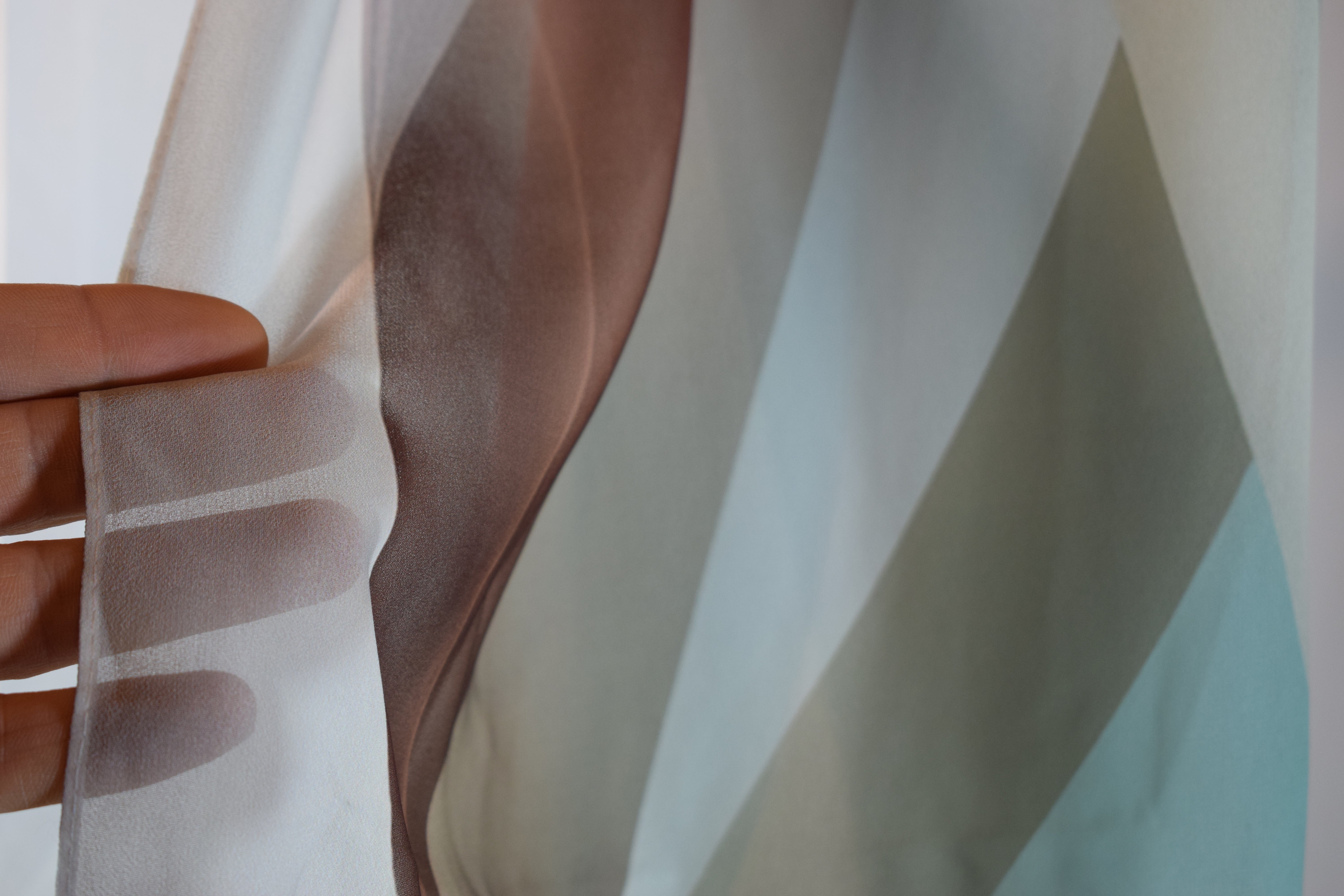 Chiffon Hijab Mit Muster