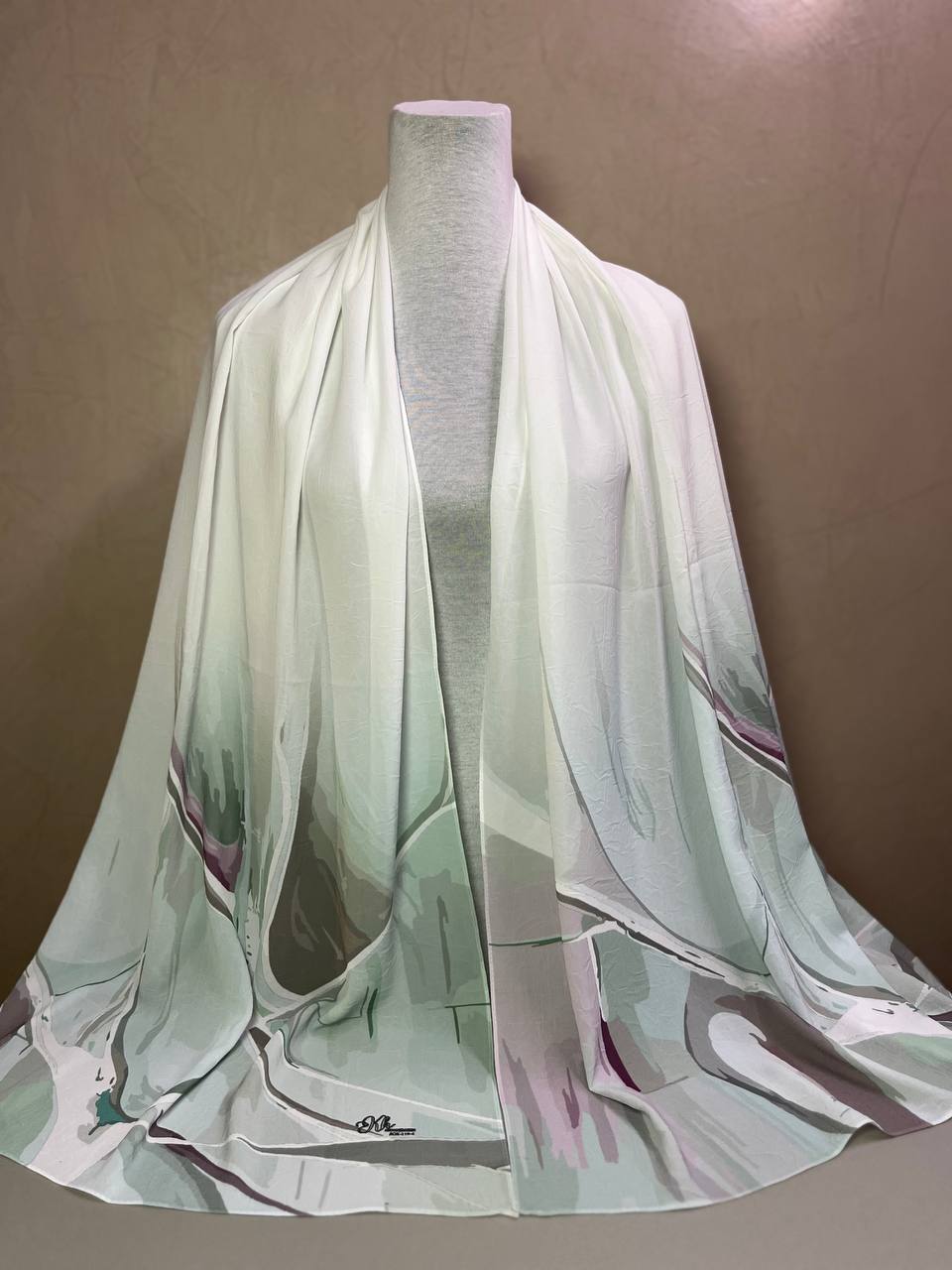 Chiffon Crash Mit Muster