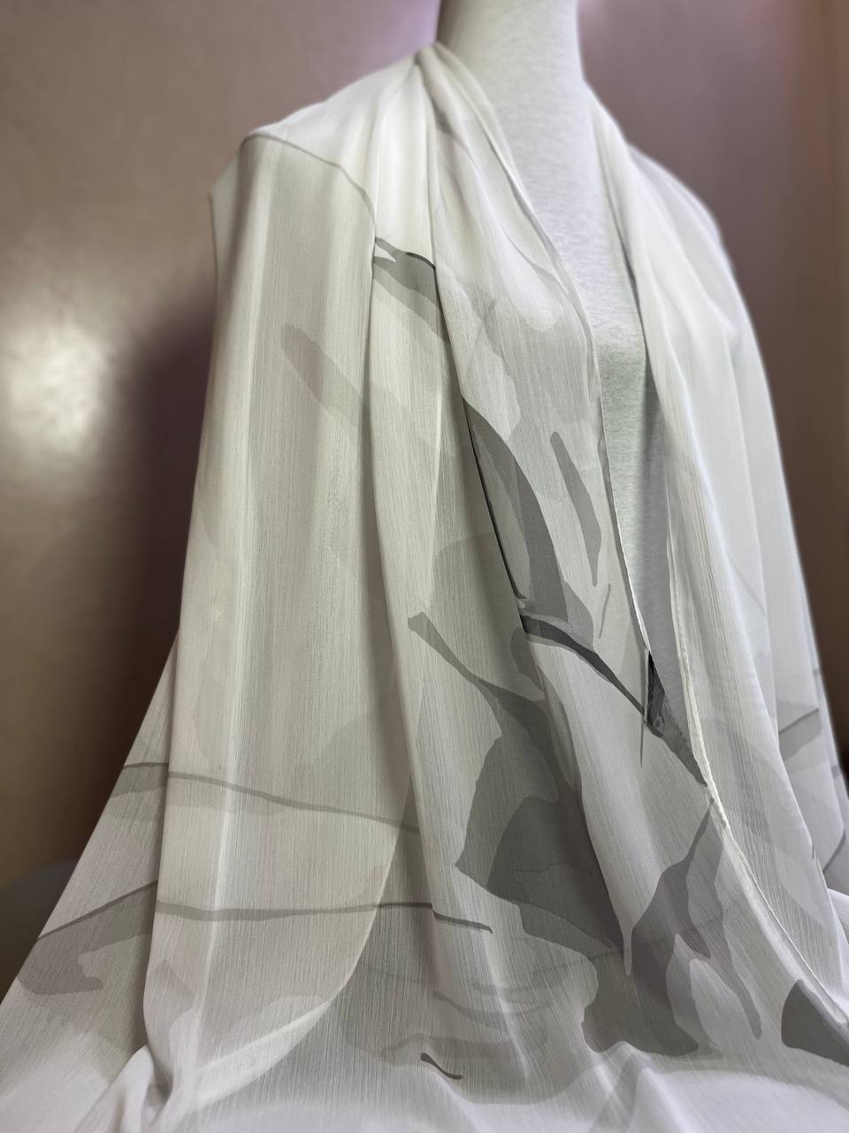 Crepon Hijab Mit Muster