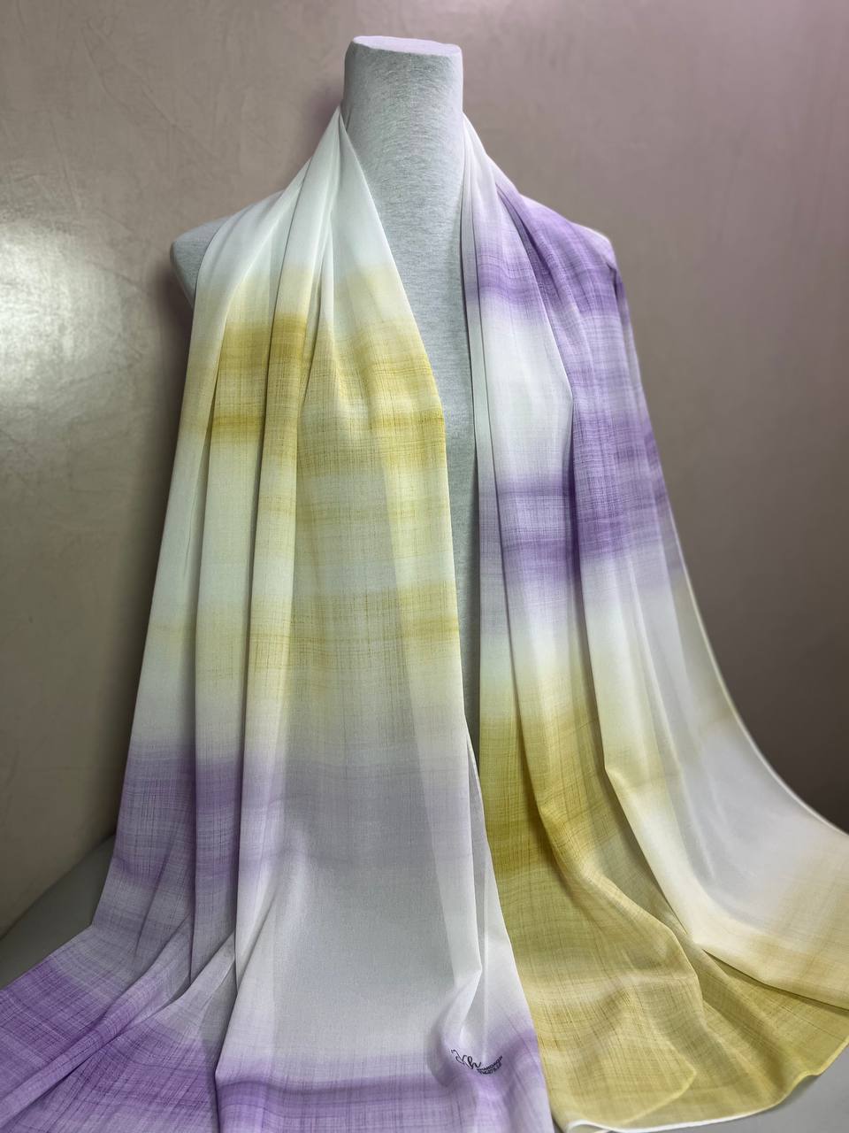 Chiffon Hijab Mit Muster