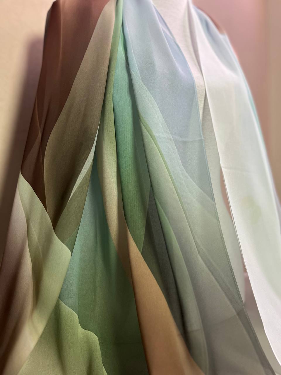 Chiffon Hijab Mit Muster