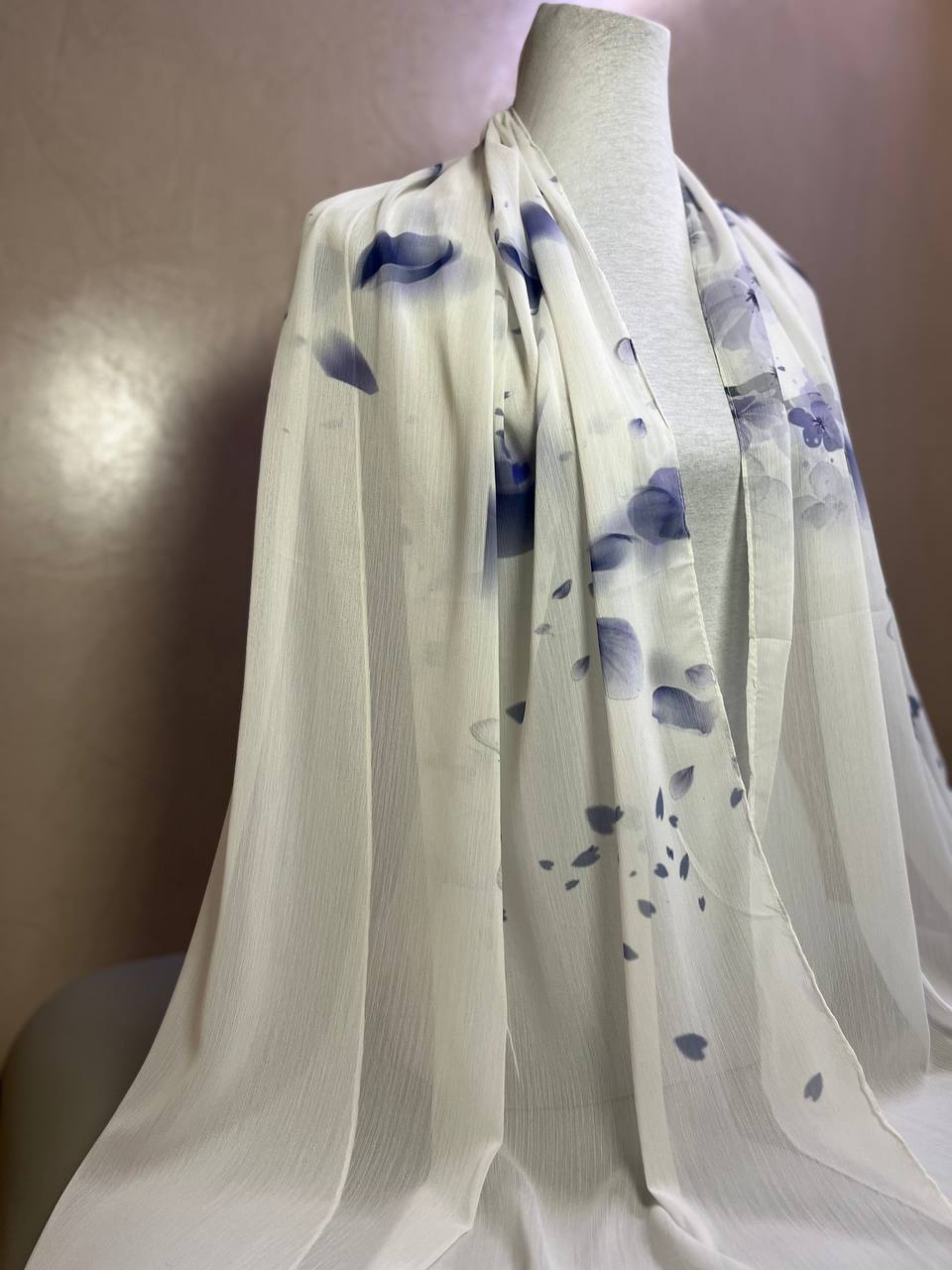 Crepon Hijab Mit Muster