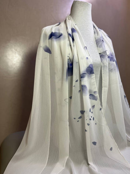 Crepon Hijab Mit Muster