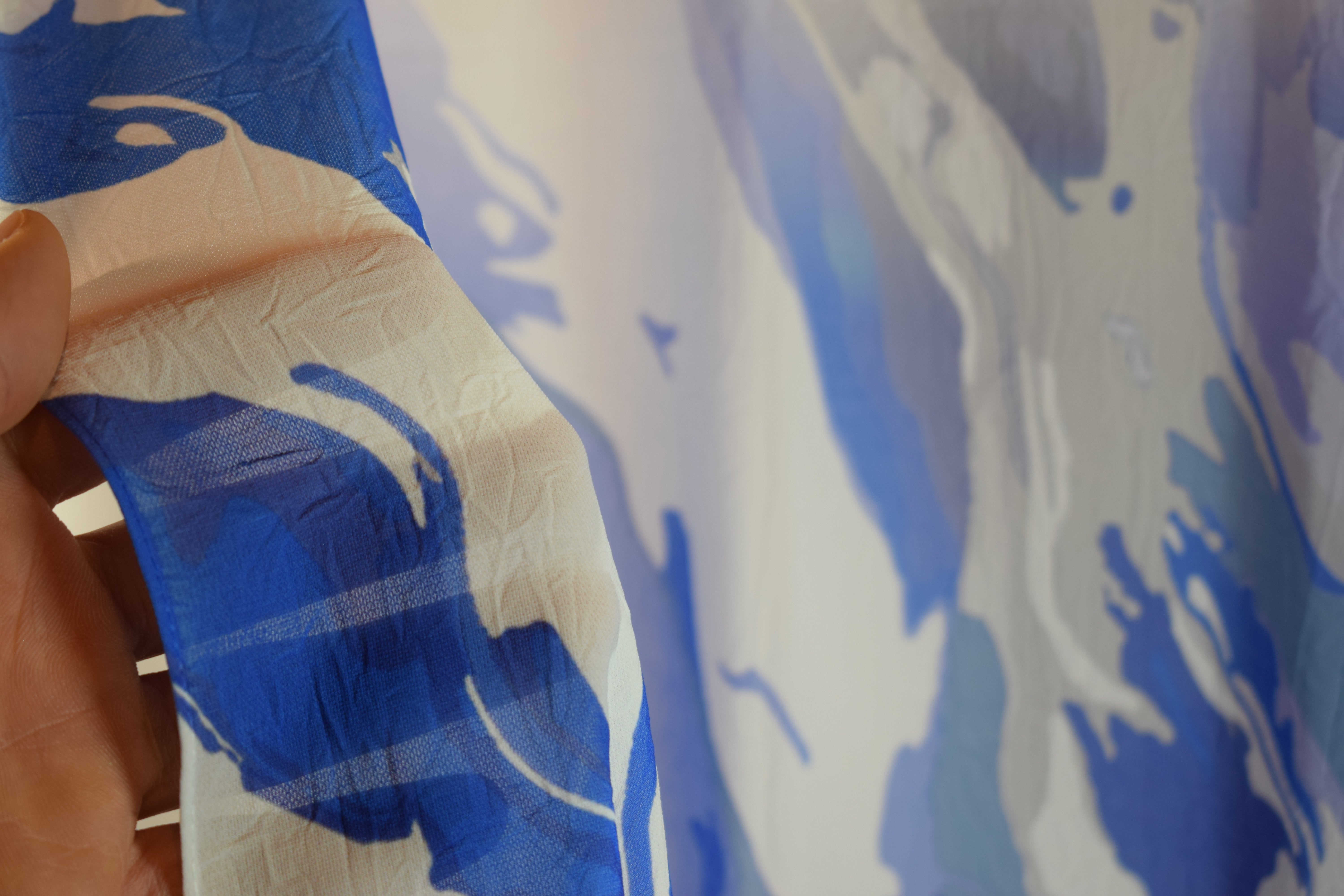 Chiffon Crash Mit Muster