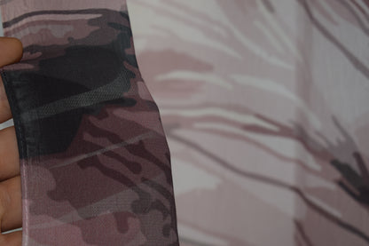 Chiffon Crash Mit Muster