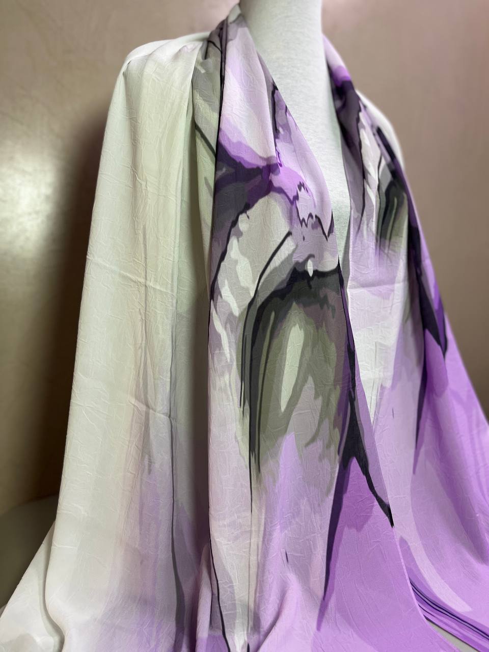 Chiffon Crash Mit Muster