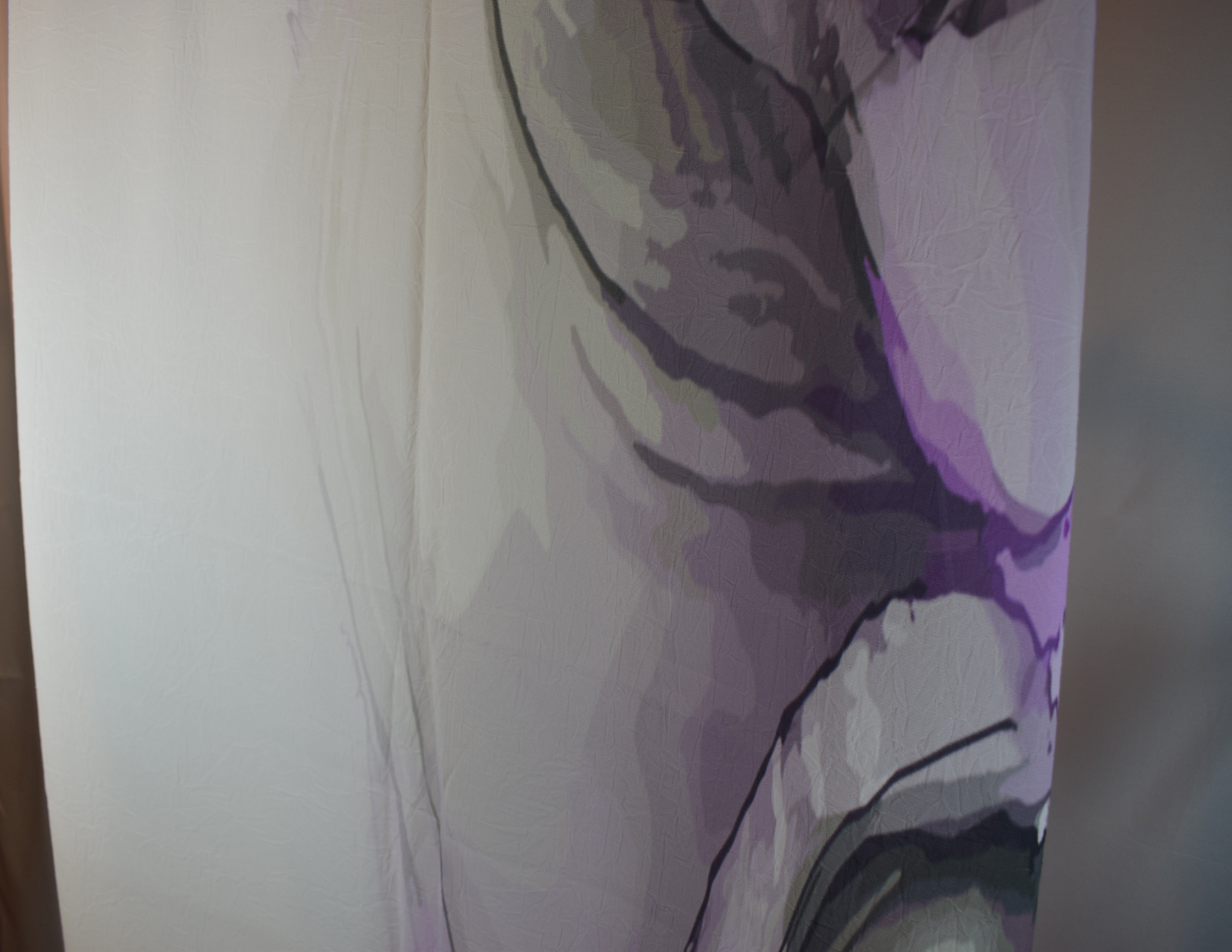 Chiffon Crash Mit Muster