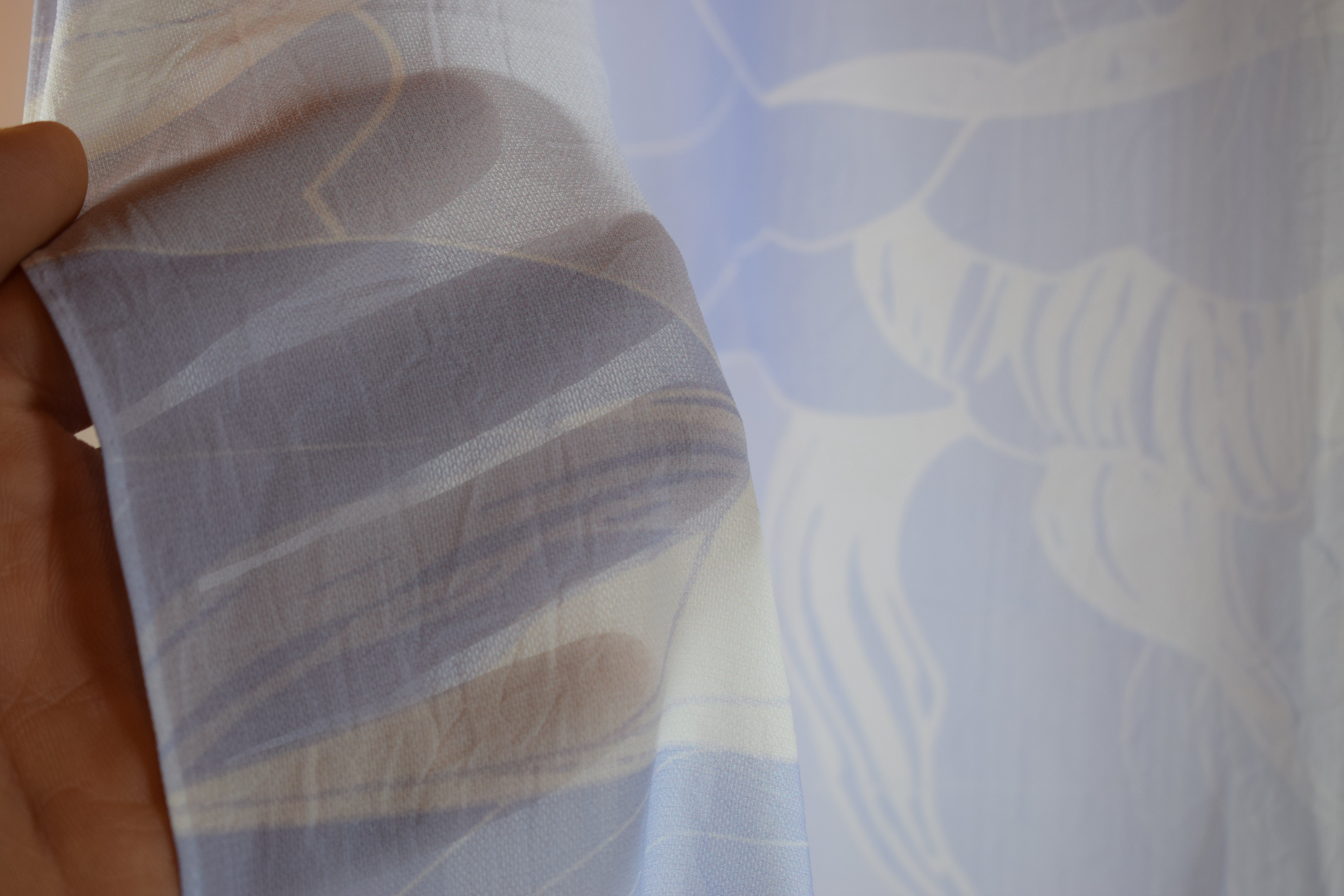 Chiffon Crash Mit Muster
